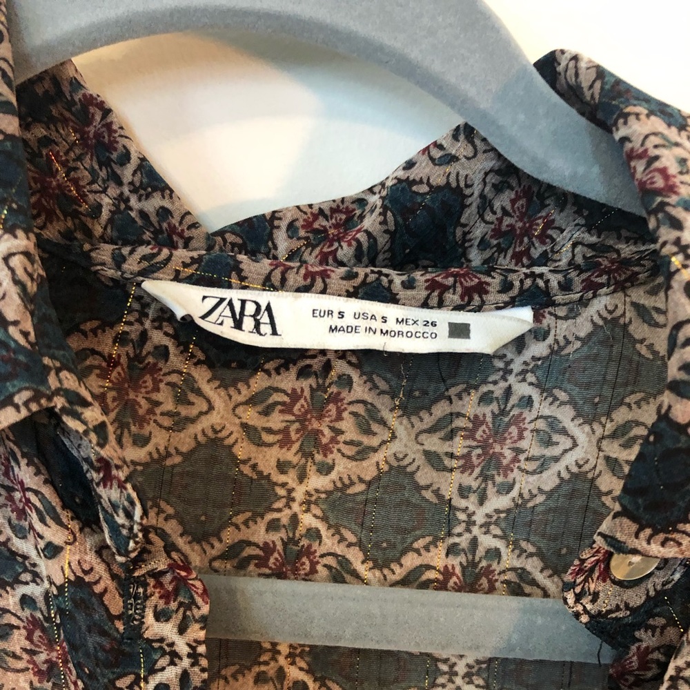 Zara sheer blouse | S - Picture 2 of 3